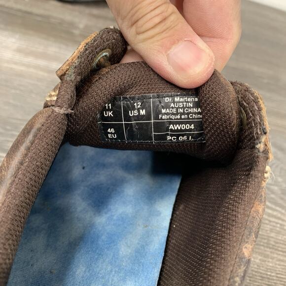 Dr Martens AW004 PC06L Austin Mens Size 12 M Brown Chunky Shoes - Picture 12 of 12